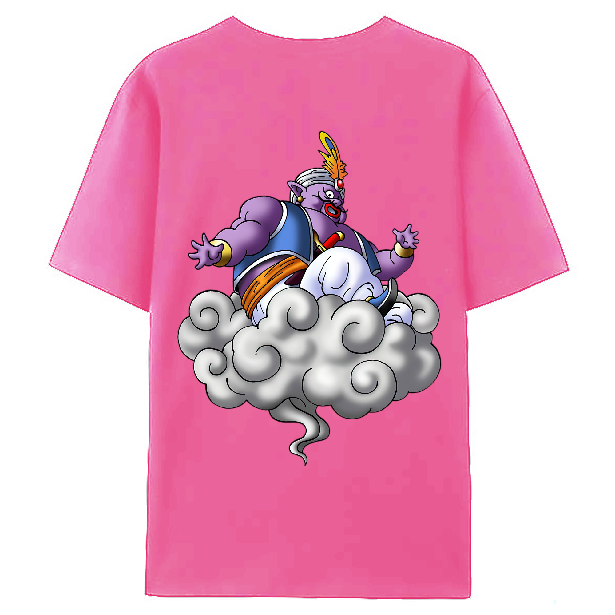 （画像用） ドラゴンクエスト Doragon Kuesuto Dragon Quest レディース半袖Tシャツ(バックプリント)